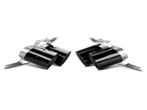 Akrapovic - Akrapovic TP-CT/7 Akrapovic 09-14 Lamborghini Gallardo LP 550-2 Coupe Tail Pipe Set (Carbon) - Fits 2008-2014 Lamborghini Gallardo