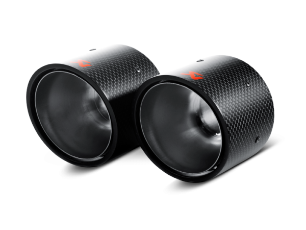 Akrapovic - Akrapovic TP-MINR56/57-CA Akrapovic 07-14 MINI Cooper S (R56) / Cooper S Cabrio (R57) Tail Pipe Set (Carbon) - Fits 2007-2014 Mini Cooper