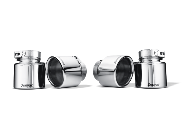 Akrapovic - Akrapovic TP-T/P/2 Akrapovic 09-14 BMW X5M (E70) Tail Pipe Set (Titanium) - Fits 2010-2014 BMW X6