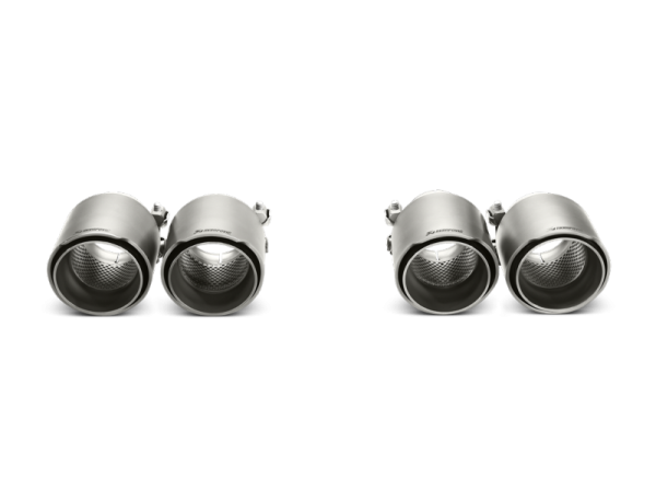 Akrapovic - Akrapovic TP-T/S/8 Akrapovic 14-17 BMW M3/M4 (F80/F82) Tail Pipe Set (Titanium) - Fits 2015-2020 BMW M4