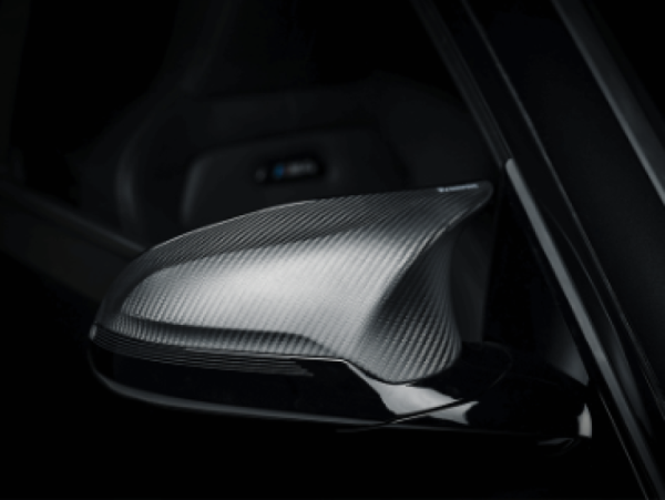 Akrapovic - Akrapovic WM-BM/CA/2/M Akrapovic 2014+ BMW M3 (F80) Carbon Fiber Mirror Cap Set - Matte - Fits 2015-2021 BMW M4, M2