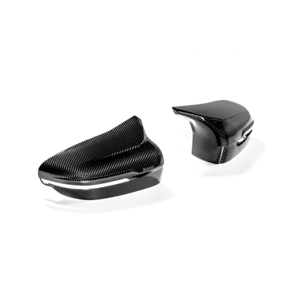 Akrapovic - Akrapovic WM-BM/CA/3/G Akrapovic 2018+ BMW M5 (F90) / 2020 BMW M8 (F91/F92) Carbon Fiber Mirror Cap Set - High Gloss - Fits 2018-2022 BMW M5, M8