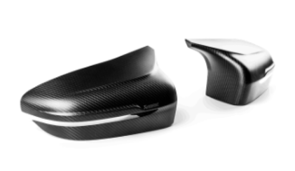 Akrapovic - Akrapovic WM-BM/CA/3/M Akrapovic 2018+ BMW M5 (F90) / 2020 BMW M8 (F91/F92) Carbon Fiber Mirror Cap Set - Matte - Fits 2018-2022 BMW M8, M5