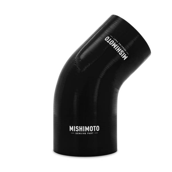 Mishimoto - Mishimoto MMCP-R45-30375BK Mishimoto Silicone Reducer Coupler 45 Degree 3in to 3.75in - Black