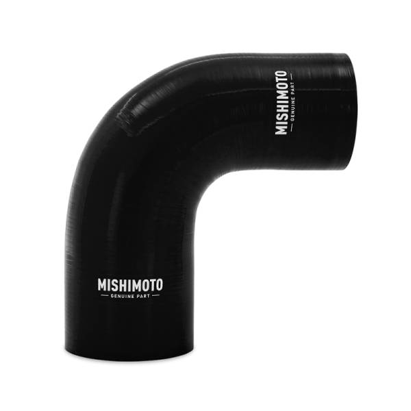 Mishimoto - Mishimoto MMCP-R90-2025BK Mishimoto Silicone Reducer Coupler 90 Degree 2in to 2.5in - Black