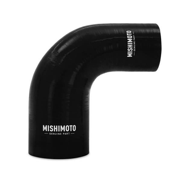 Mishimoto - Mishimoto MMCP-R90-2530BK Mishimoto Silicone Reducer Coupler 90 Degree 2.5in to 3in - Black