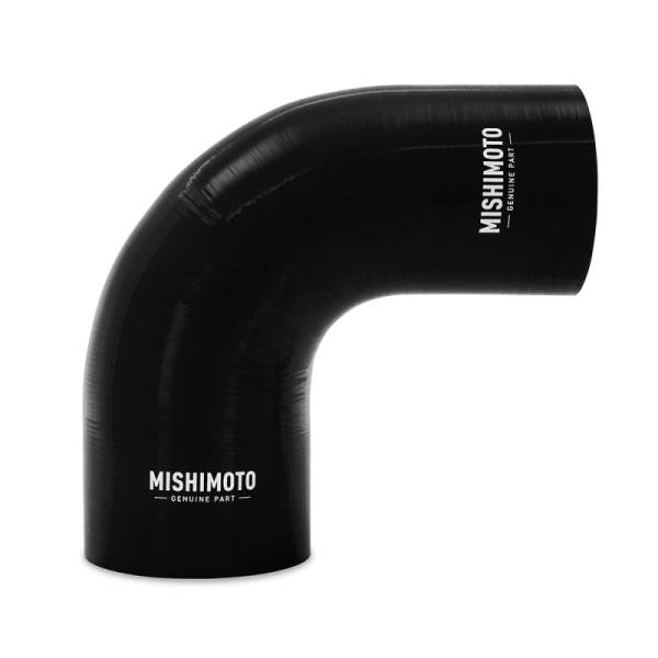 Mishimoto - Mishimoto MMCP-R90-30375BK Mishimoto Silicone Reducer Coupler 90 Degree 3in to 3.75in - Black
