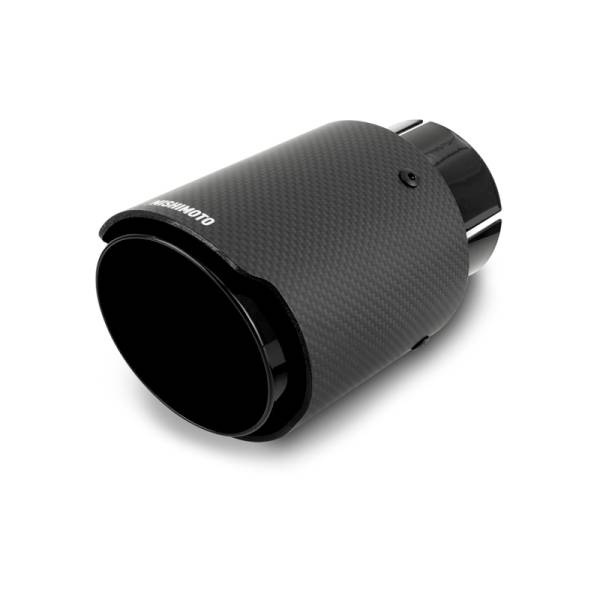 Mishimoto - Mishimoto MMEXH-TIP-CF3BK Mishimoto Carbon Fiber Muffler Tip 3in Inlet 4in Outlet Black