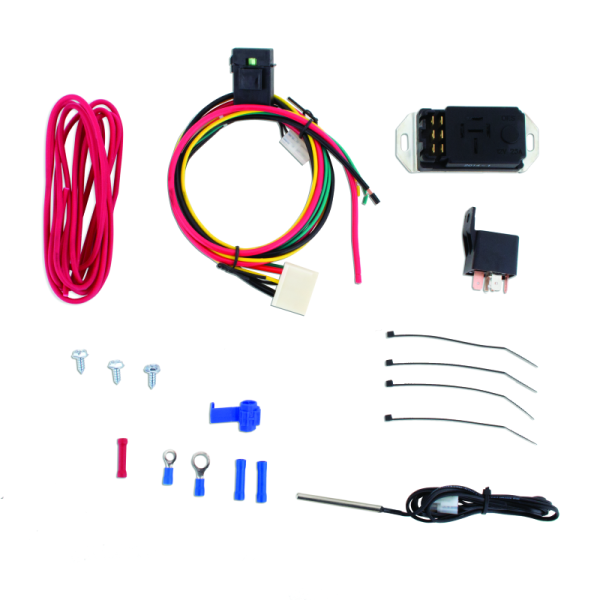 Mishimoto - Mishimoto MMFAN-CNTL-UPROBE Mishimoto Adjustable Fan Controller Kit - Probe Style Temp Sensor