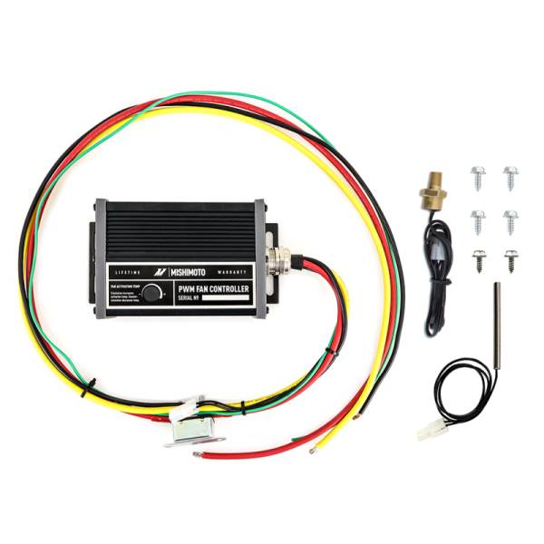 Mishimoto - Mishimoto MMFAN-PWM-UBK Mishimoto Pulse Width Modulation Fan Controller - Black