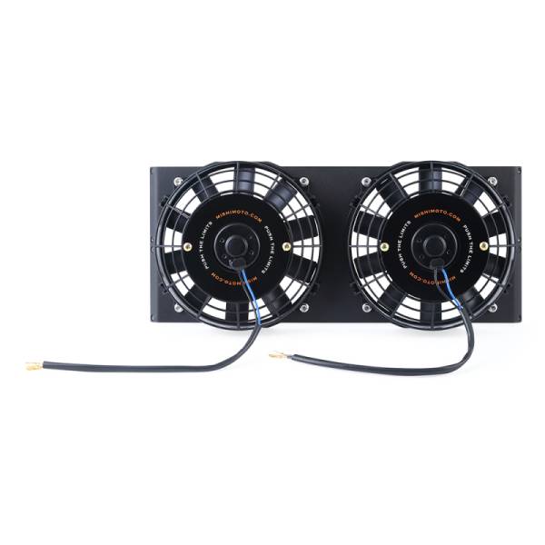 Mishimoto - Mishimoto MMFS-HDOC-17 Mishimoto Universal 17in. Heavy-Duty Oil Cooler Fan Shroud - Micro Wrinkle Black