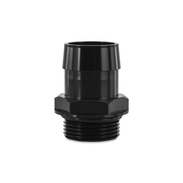 Mishimoto - Mishimoto MMFT-16ORB-114BK Mishimoto -16ORB to 1 1/4in. Hose Barb Aluminum Fitting - Black