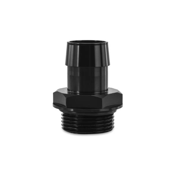 Mishimoto - Mishimoto MMFT-16ORB-1BK Mishimoto -16ORB to 1in. Hose Barb Aluminum Fitting - Black