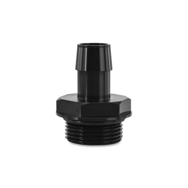 Mishimoto - Mishimoto MMFT-16ORB-34BK Mishimoto -16ORB to 3/4in. Hose Barb Aluminum Fitting - Black