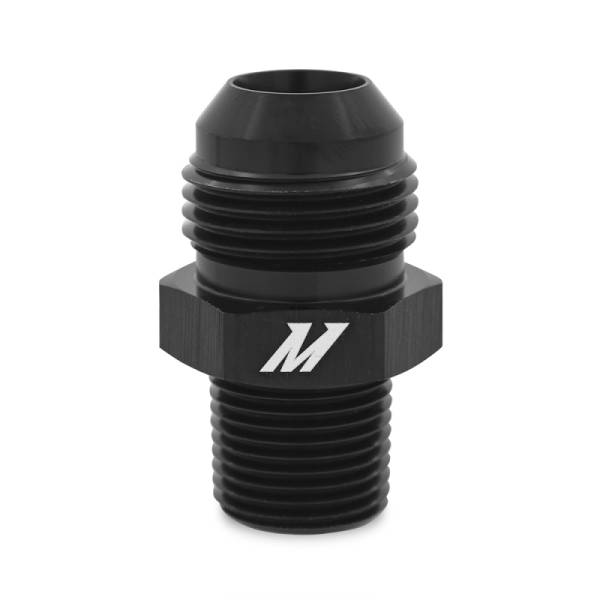 Mishimoto - Mishimoto MMFT-ADA-0814 Mishimoto Aluminum -8AN to 1/4 NPT Fitting - Black