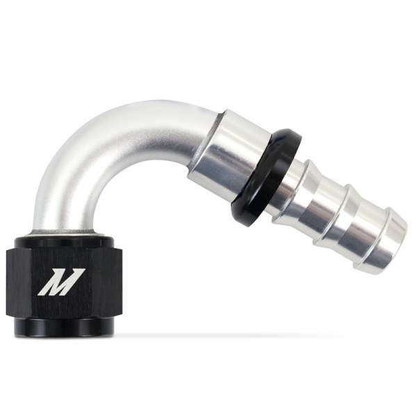 Mishimoto - Mishimoto MMFT-PL-10120 Mishimoto 120-Degree Push Lock Fitting -10AN