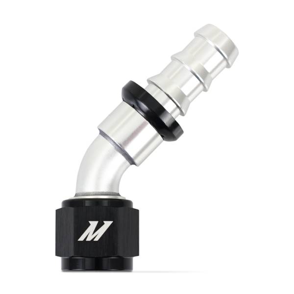 Mishimoto - Mishimoto MMFT-PL-1045 Mishimoto 45-Degree Push Lock Fitting -10AN