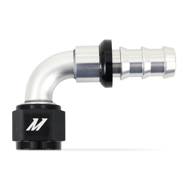 Mishimoto - Mishimoto MMFT-PL-1090 Mishimoto 90 Degree Push Lock Fitting - 10AN