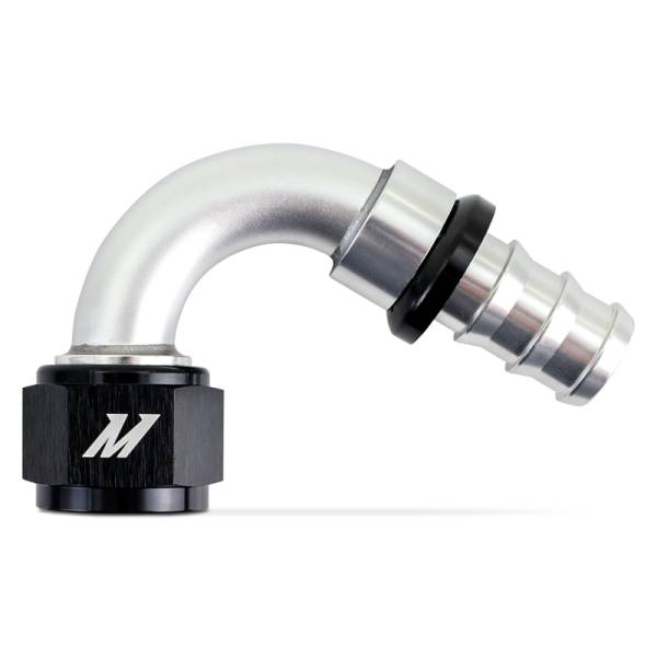 Mishimoto - Mishimoto MMFT-PL-12120 Mishimoto 120-Degree Push Lock Fitting -12AN