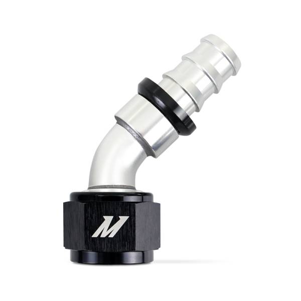 Mishimoto - Mishimoto MMFT-PL-1245 Mishimoto 45-Degree Push Lock Fitting -12AN