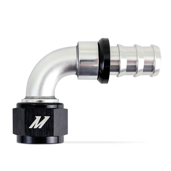 Mishimoto - Mishimoto MMFT-PL-1290 Mishimoto 90-Degree Push Lock Fitting -12AN