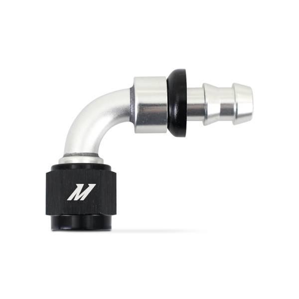 Mishimoto - Mishimoto MMFT-PL-690 Mishimoto 90 Degree Push Lock Fitting - 6AN