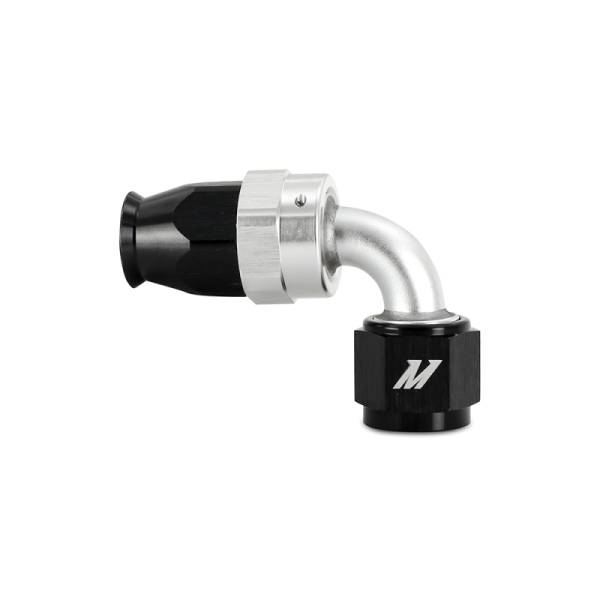 Mishimoto - Mishimoto MMFT-SW-04P-90 Mishimoto Aluminum PTFE -4AN 90 Degree Fitting Black