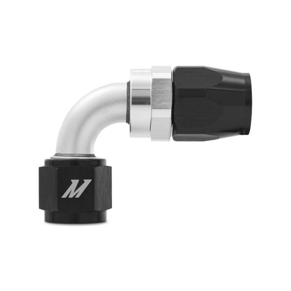 Mishimoto - Mishimoto MMFT-SW-06-90 Mishimoto Aluminum -6AN 90 Degree Fitting - Black