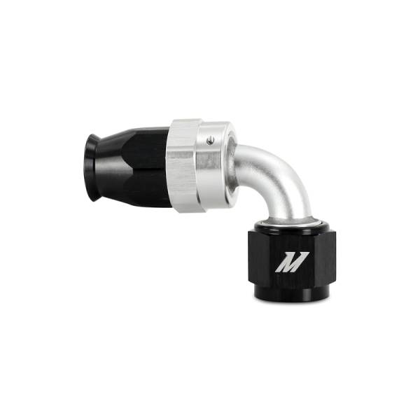 Mishimoto - Mishimoto MMFT-SW-06P-90 Mishimoto Aluminum PTFE -6AN 90 Degree Fitting Black