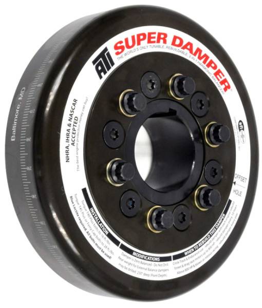 ATI - ATI ATI917362 ATI Damper - 7.074in - Steel - John Deere 466 Tractor - Chevy Front - 3 Ring - Diesel