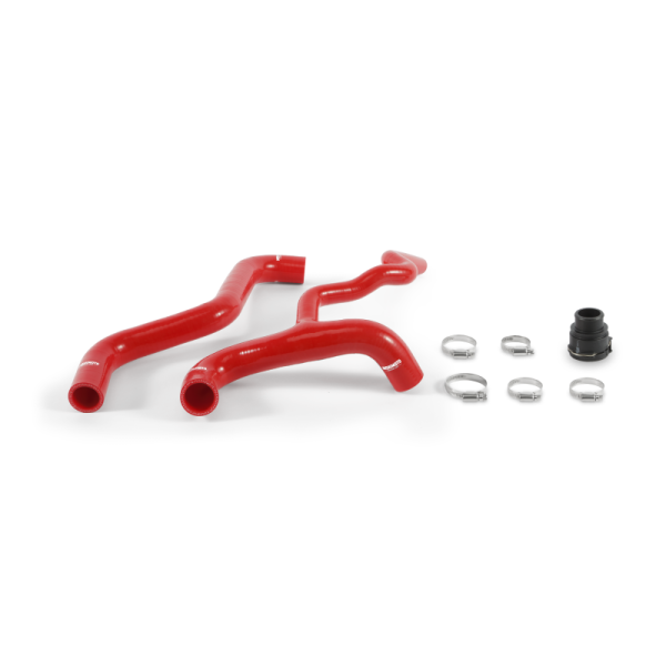 Mishimoto - Mishimoto MMHOSE-500T-12RD Mishimoto 2012+ Fiat 500 Abarth/Turbo Red Silicone Radiator Hose Kit - Fits 2012-2019 Fiat 500