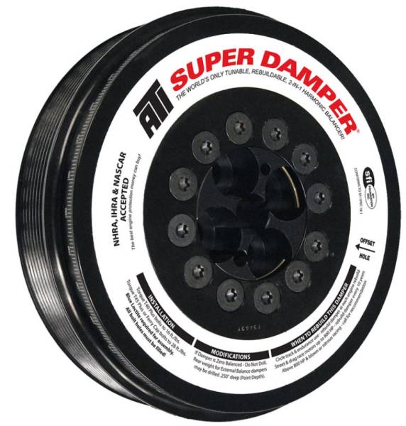 ATI - ATI ATI917374 ATI Damper - 7.98in - Steel - 8 Grv - Cummins - 2003-07.5 - 5.9L - 3 Ring Hvy - Diesel