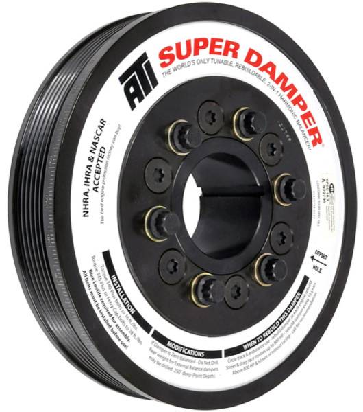 ATI - ATI ATI917378 ATI Damper - 7.425in - Steel - 6 Grv - Duramax - 01-15 - Neutral Balance - 3 Ring - Heavy Inertia