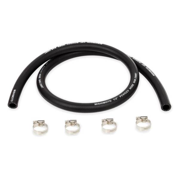 Mishimoto - Mishimoto MMHOSE-CC12-4 Mishimoto Universal Catch Can Hoses 0.5in x 4ft