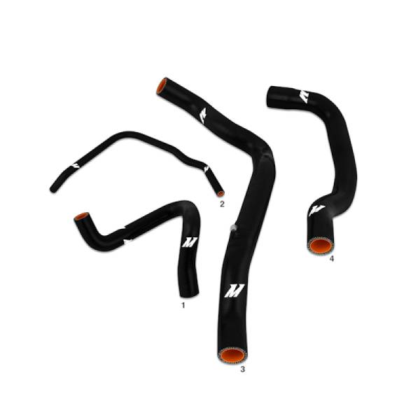 Mishimoto - Mishimoto MMHOSE-TINY-01BK Mishimoto 02-06 Mini Cooper S (Supercharged) Black Silicone Hose Kit - Fits 2002-2008 Mini Cooper