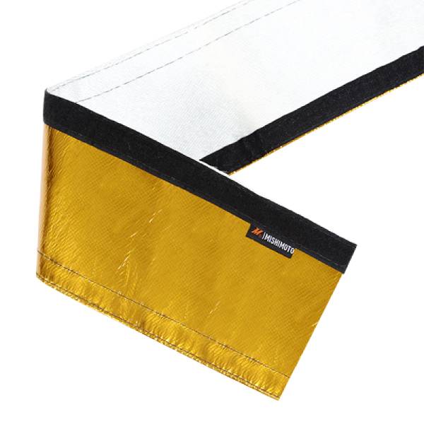 Mishimoto - Mishimoto MMHP-HSS-1236GD Mishimoto Heat Shielding Sleeve Gold 1/2 inch x 36 inches