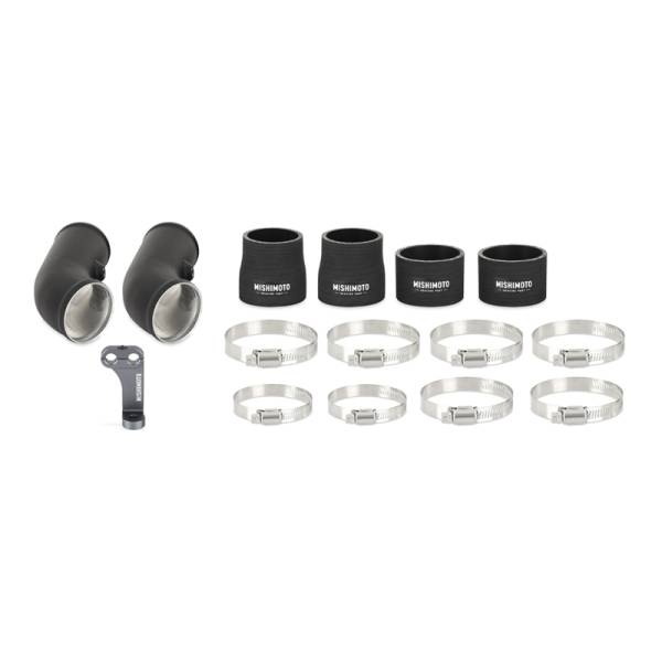 Mishimoto - Mishimoto MMICP-F10-12MWBK Mishimoto 12-16 BMW F10 M5 Intercooler Pipe Kit Micro Wrinkle Black - Fits 2012-2018 BMW M6, M5
