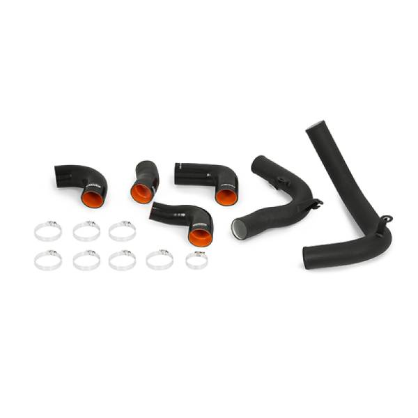 Mishimoto - Mishimoto MMICP-MK7-15KWBK Mishimoto 2015+ Volkswagen MK7 GTI / Golf R Intercooler Pipe Kit Wrinkle Black - Fits 2015-2021 Volkswagen GTI