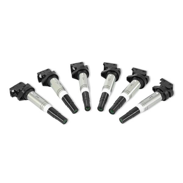 Mishimoto - Mishimoto MMIG-BMW-0206 Mishimoto 2002+ BMW M54/N20/N52/N54/N55/N62/S54/S62 Six Cylinder Ignition Coil Set of 6 - Fits select 2002-2019 BMW models