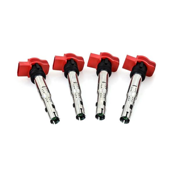 Mishimoto - Mishimoto MMIG-VW-0604 Mishimoto 06-08 VW/Audi Four Cylinder Ignition Coil Set - Fits select 2005-2019 Audi, Volkswagen applications