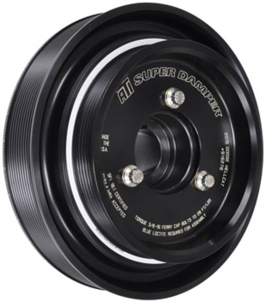 ATI - ATI ATI918428 ATI Damper - 6.325in - Alum - 6 Grv - Dodge - 3.7 & 4.7 - V6 w/Bolt On Pulley - More Sizes Avail