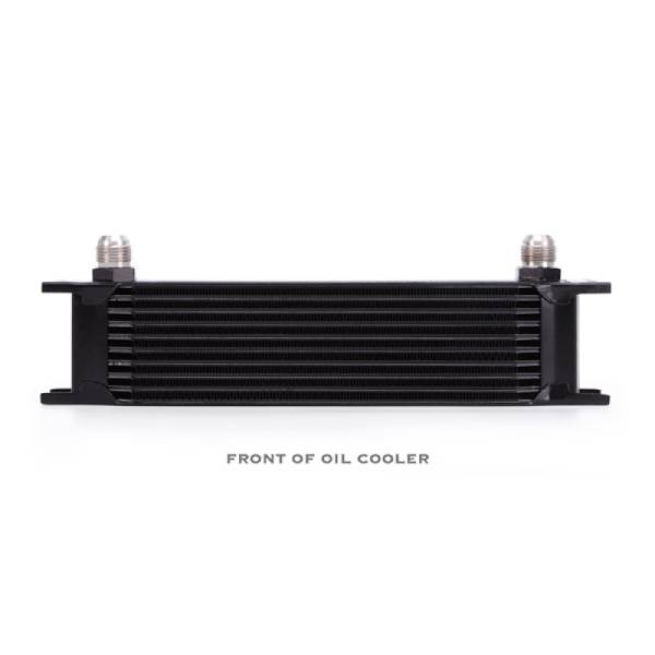 Mishimoto - Mishimoto MMOC-10BK Mishimoto Universal 10 Row Oil Cooler - Black