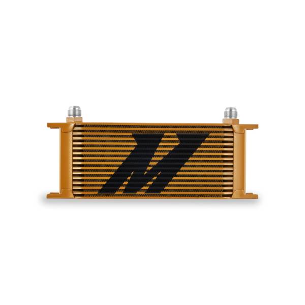 Mishimoto - Mishimoto MMOC-16GD Mishimoto Universal 16-Row Oil Cooler Gold
