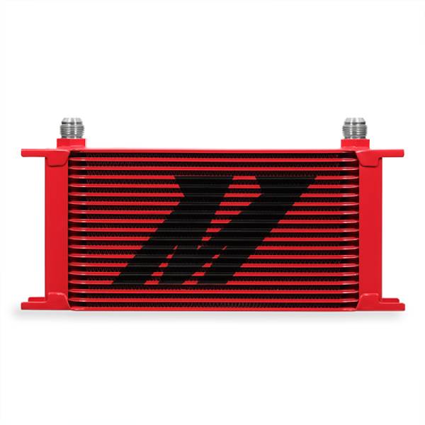 Mishimoto - Mishimoto MMOC-19RD Mishimoto Universal 19 Row Oil Cooler - Red