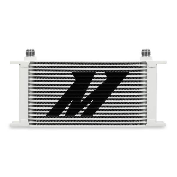 Mishimoto - Mishimoto MMOC-19WT Mishimoto Universal 19 Row Oil Cooler Kit - White