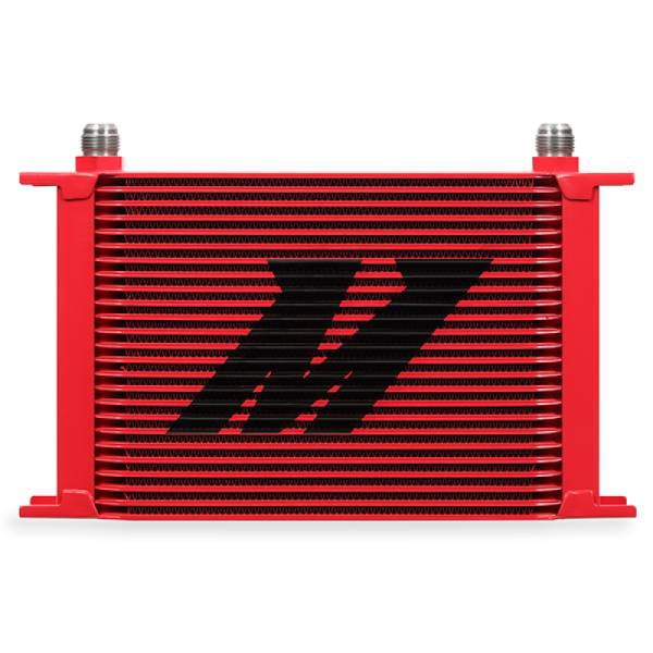 Mishimoto - Mishimoto MMOC-25RD Mishimoto Universal 25 Row Oil Cooler - Red
