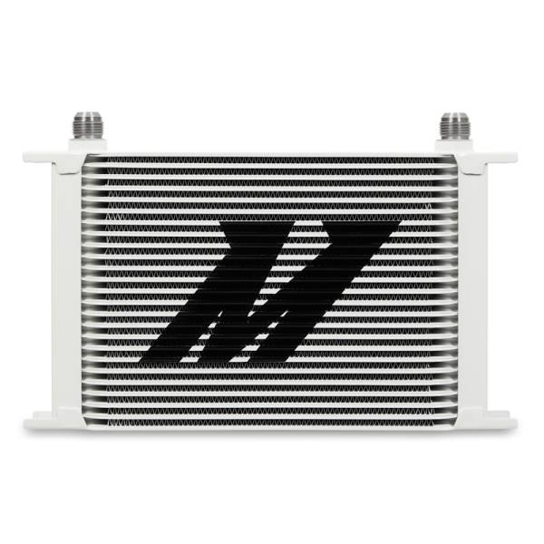 Mishimoto - Mishimoto MMOC-25WT Mishimoto Universal 25 Row Oil Cooler Kit - White