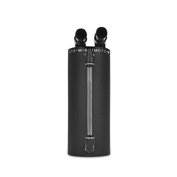 Mishimoto - Mishimoto MMOCC-SAWBK Mishimoto Small Aluminum Oil Catch Can - Wrinkle Black