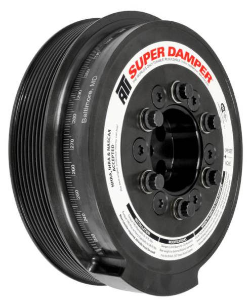 ATI - ATI ATI918888 ATI Damper - 7.95in - Steel - 8 Grv - Ford 6.0 - Powerstroke - 03-07 - Ext Bal - 3 Ring - Diesel