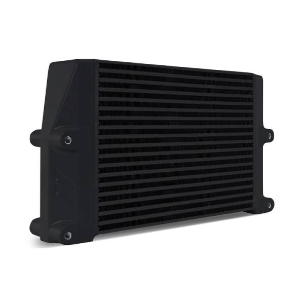 Mishimoto - Mishimoto MMOC-SSO-10BK Mishimoto Heavy-Duty Oil Cooler - 10in. Same-Side Outlets - Black